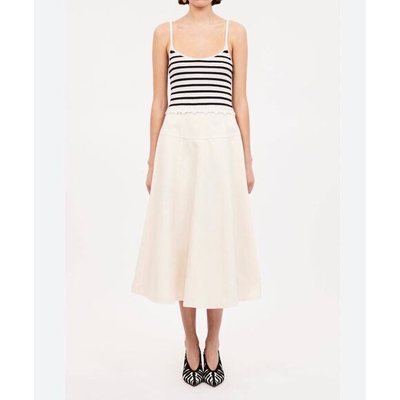 Ulla Johnson Klea Tank Top in Noir Stripe M - Picture 6 of 6